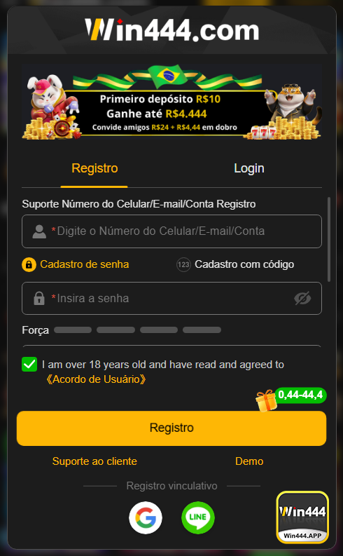 Recompensas VIP win444.com